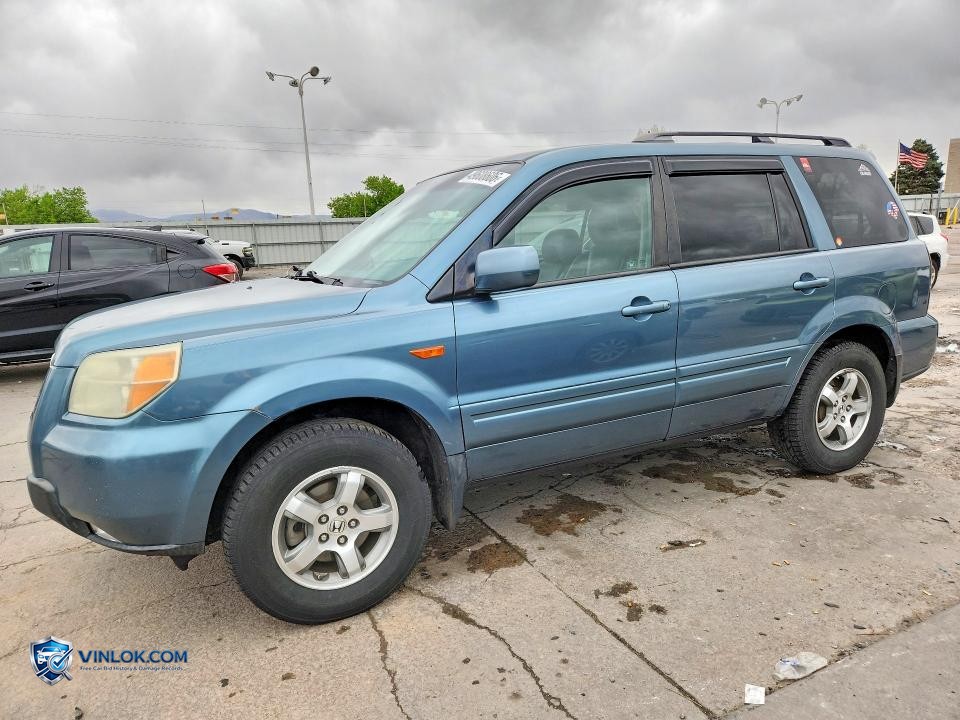 2007 HONDA PILOT EXL – Lot 49608606 auction photo