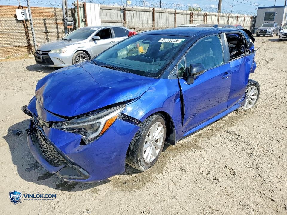 2023 TOYOTA COROLLA HATCHBACK SE – Lot 49629036 auction photo
