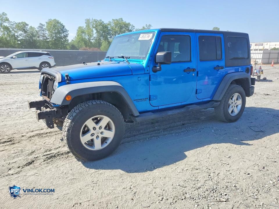 2016 JEEP WRANGLER UNLIMITED SPORT – Lot 49630796 auction photo