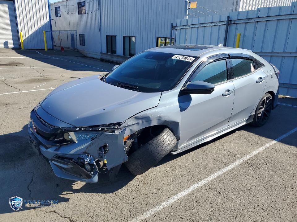 2020 HONDA CIVIC SPORT TOURING – Lot 49650846 auction photo