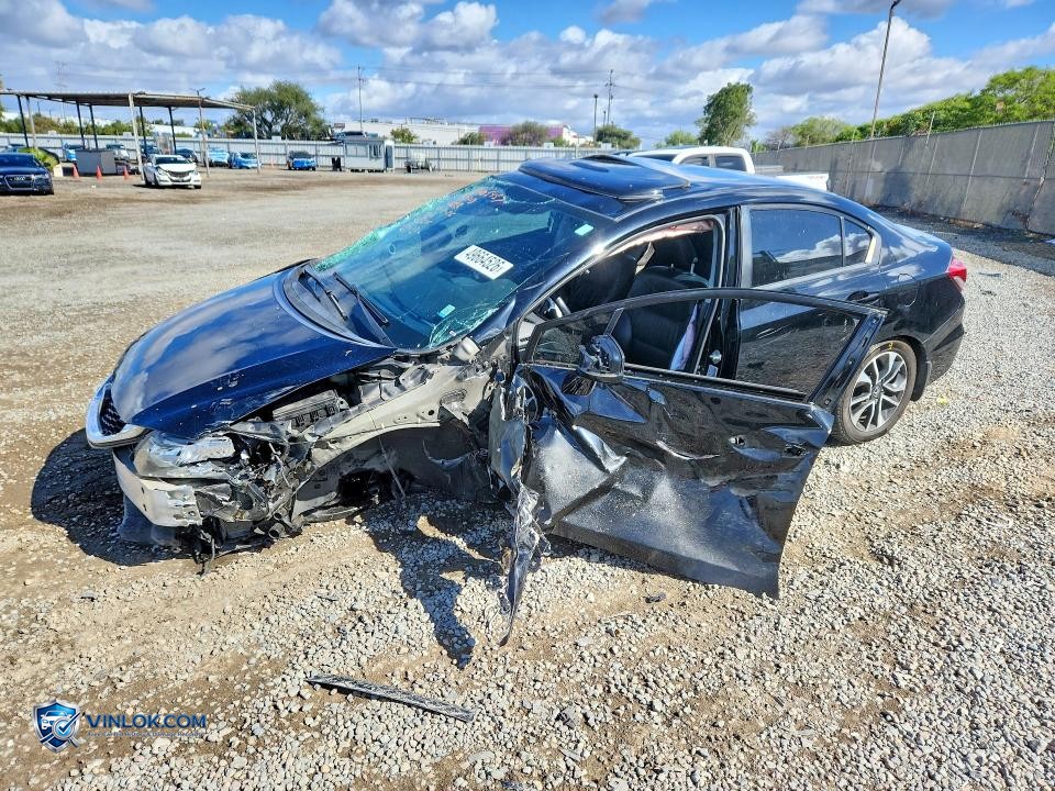 2013 HONDA CIVIC EXL – Lot 49664526 auction photo