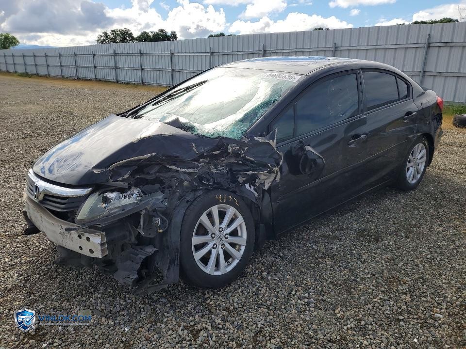 2012 HONDA CIVIC EX – Lot 49666836 auction photo
