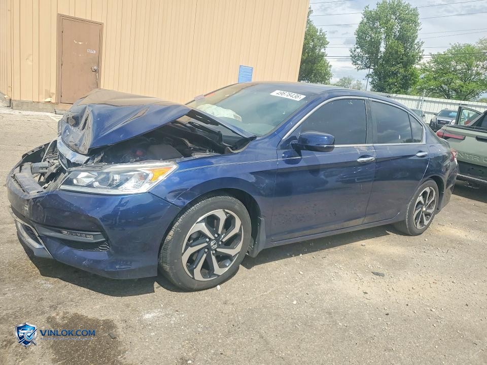 2016 HONDA ACCORD EXL – Lot 49678436 auction photo