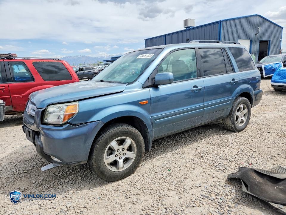 2007 HONDA PILOT EXL – Lot 49681876 auction photo