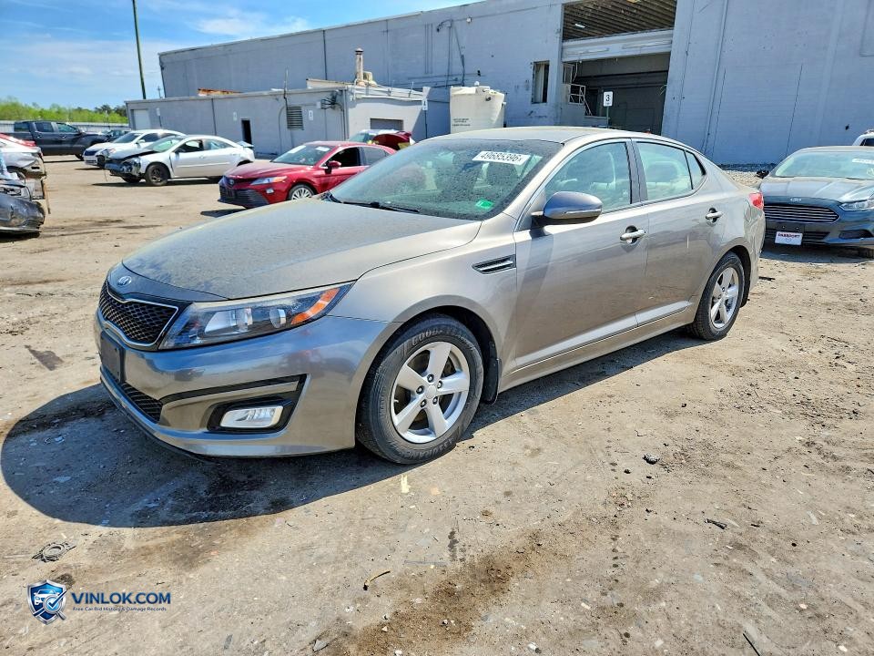 2014 KIA OPTIMA LX – Lot 49685396 auction photo