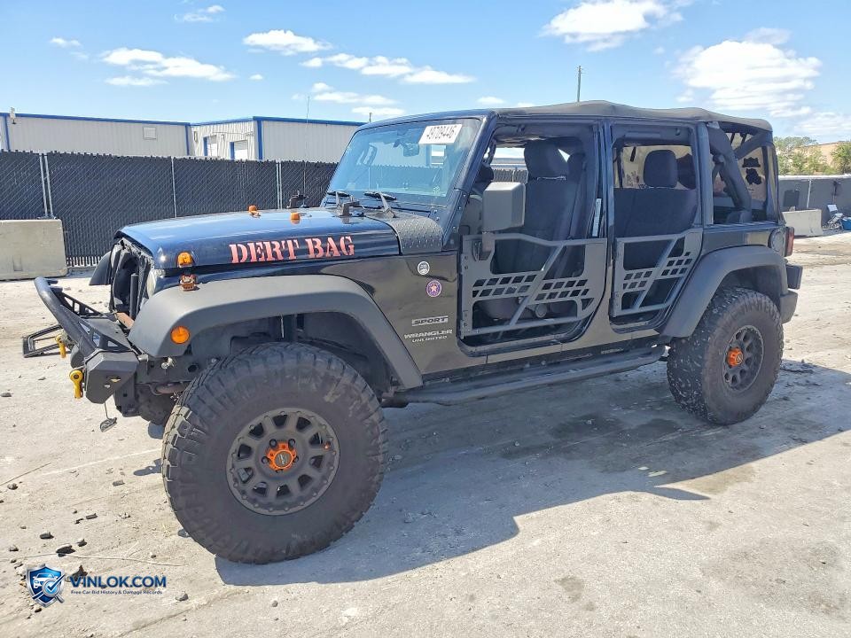 2016 JEEP WRANGLER UNLIMITED SPORT – Lot 49709446 auction photo