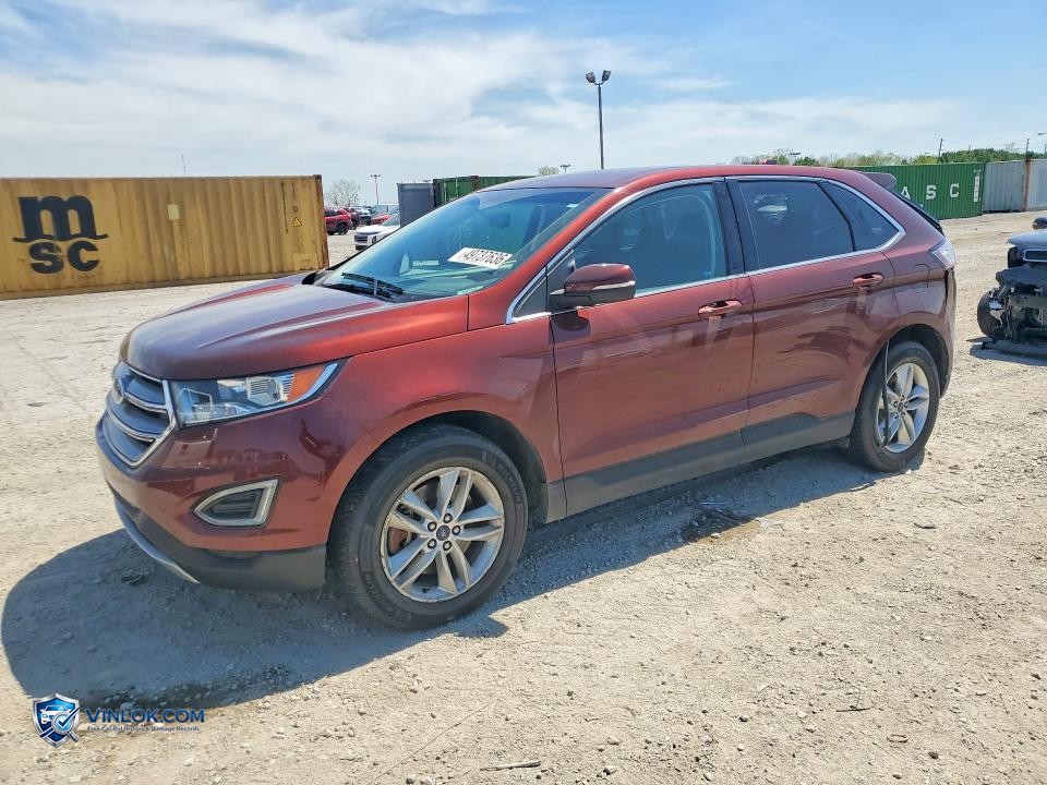 2016 FORD EDGE SEL – Lot 49737636 auction photo