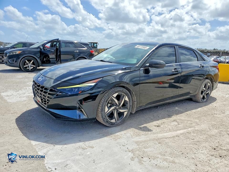 2023 HYUNDAI ELANTRA LIMITED – Lot 49772956 auction photo