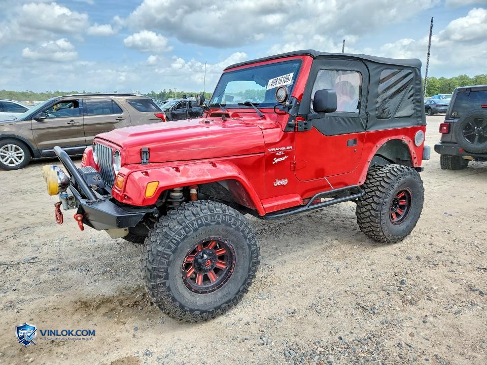 1999 JEEP WRANGLER / TJ SPORT – Lot 49816106 auction photo
