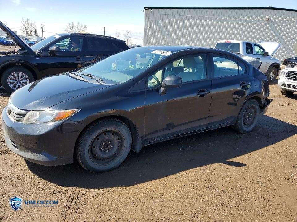 2012 HONDA CIVIC LX – Lot 49823886 auction photo