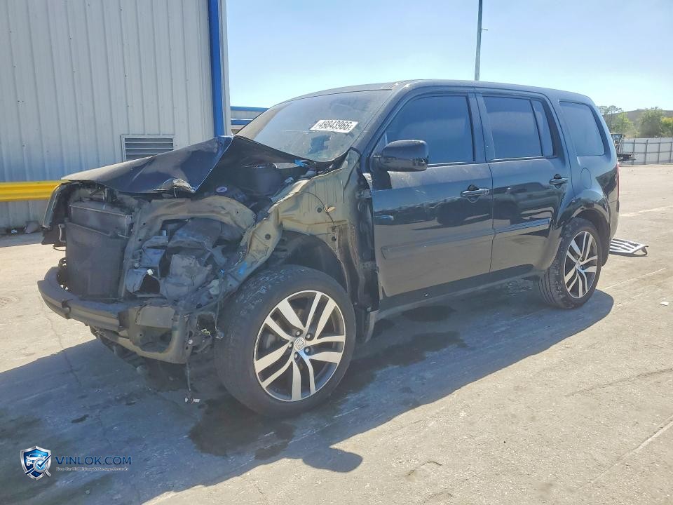2013 HONDA PILOT EXL – Lot 49843966 auction photo