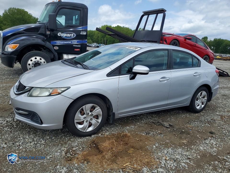2014 HONDA CIVIC LX – Lot 49851096 auction photo