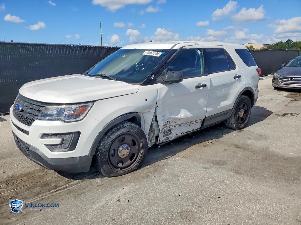 2016 FORD EXPLORER POLICE INTERCEPTOR – Lot 49869346 auction photo