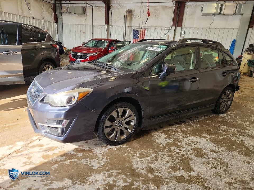 2015 SUBARU IMPREZA SPORT – Lot 49901086 auction photo