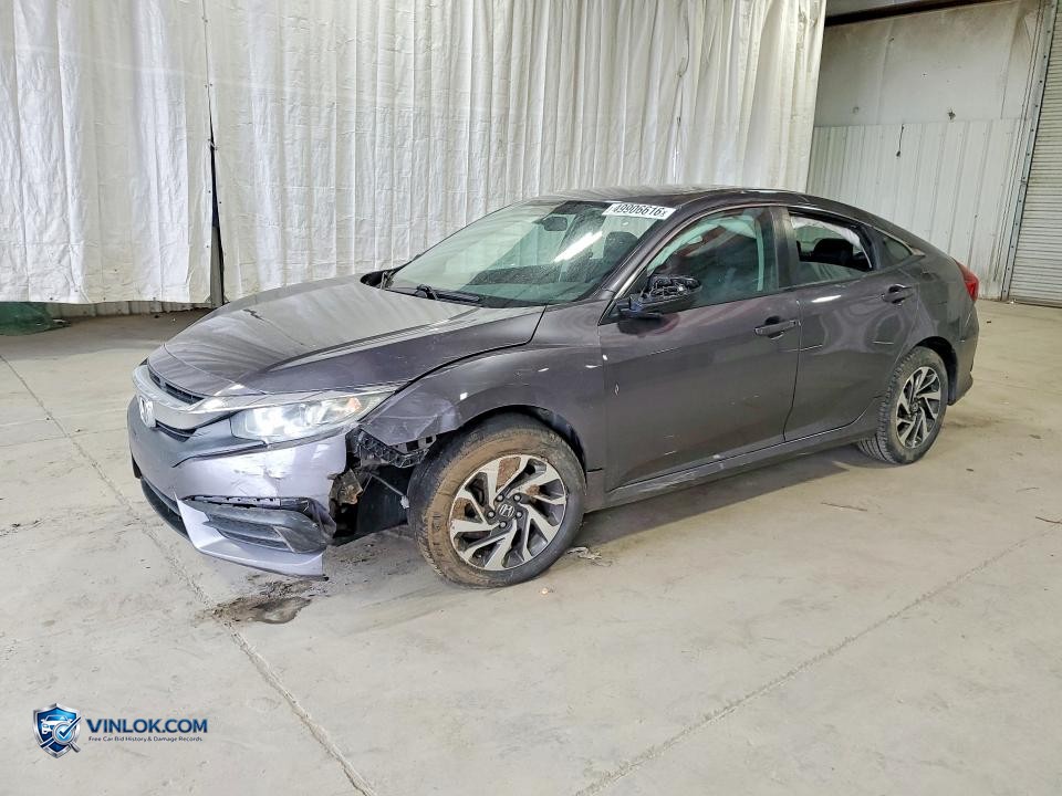 2016 HONDA CIVIC EX – Lot 49906616 auction photo