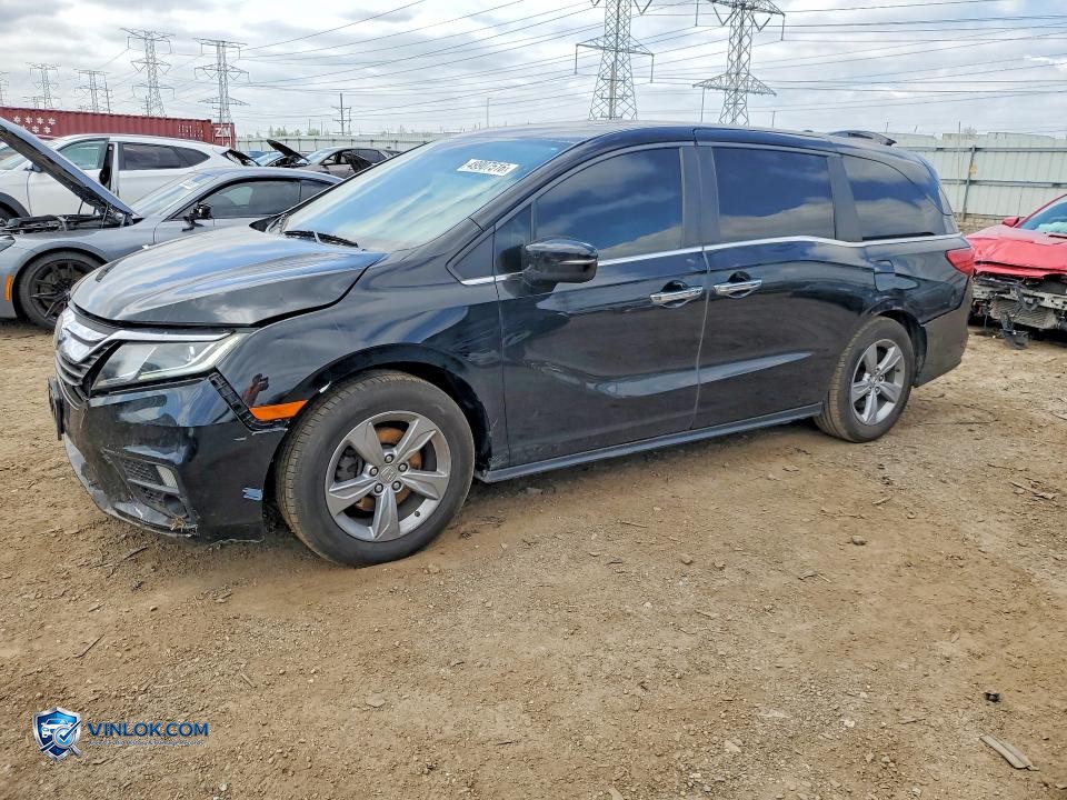 2018 HONDA ODYSSEY EXL – Lot 49907516 auction photo