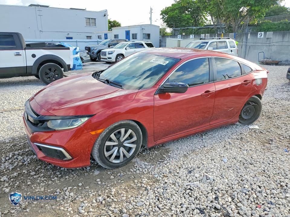 2020 HONDA CIVIC LX – Lot 49911116 auction photo