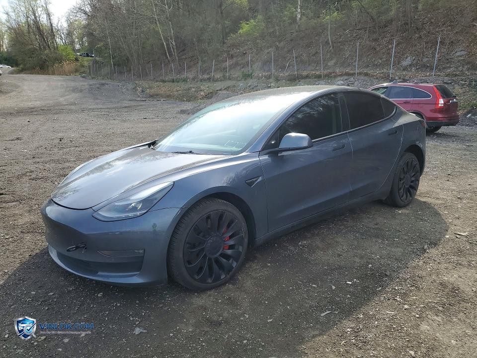 2022 TESLA MODEL 3 – Lot 49921826 auction photo