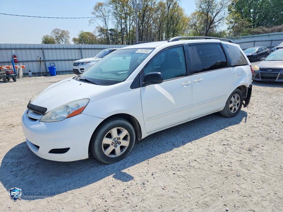 2009 TOYOTA SIENNA LE 7-PASSENGER – Lot 49953006 auction photo