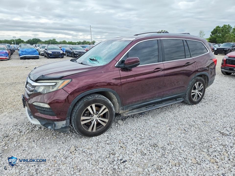 2016 HONDA PILOT EXL – Lot 49968086 auction photo