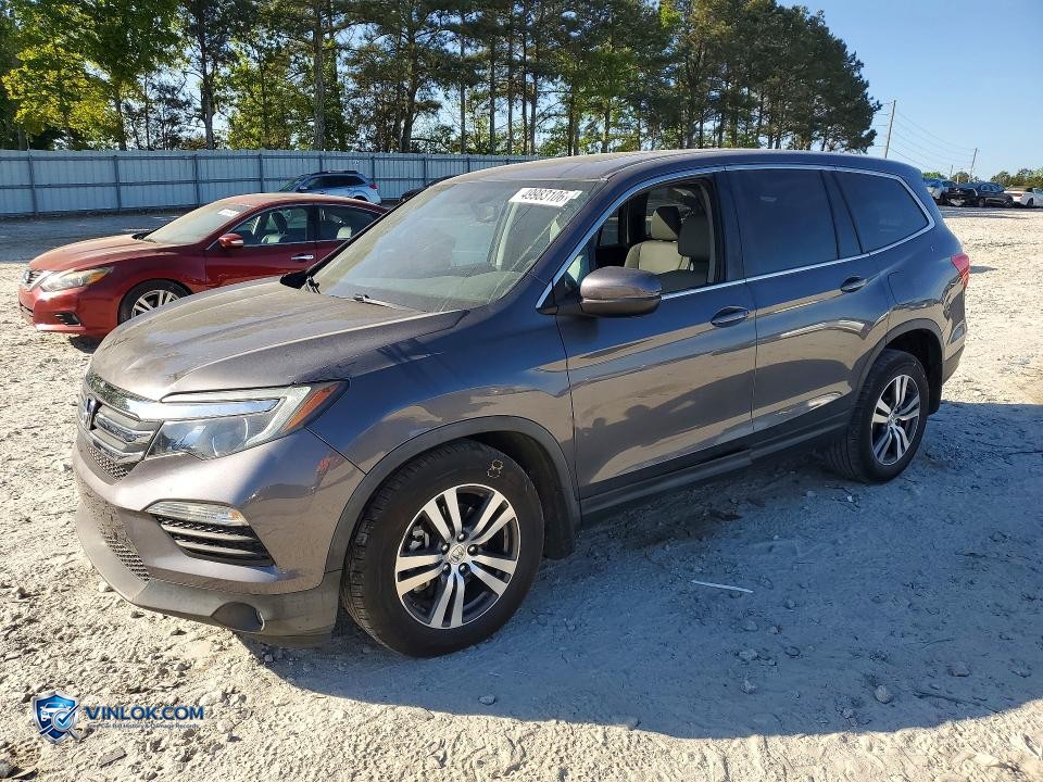 2016 HONDA PILOT EXLN – Lot 49983106 auction photo