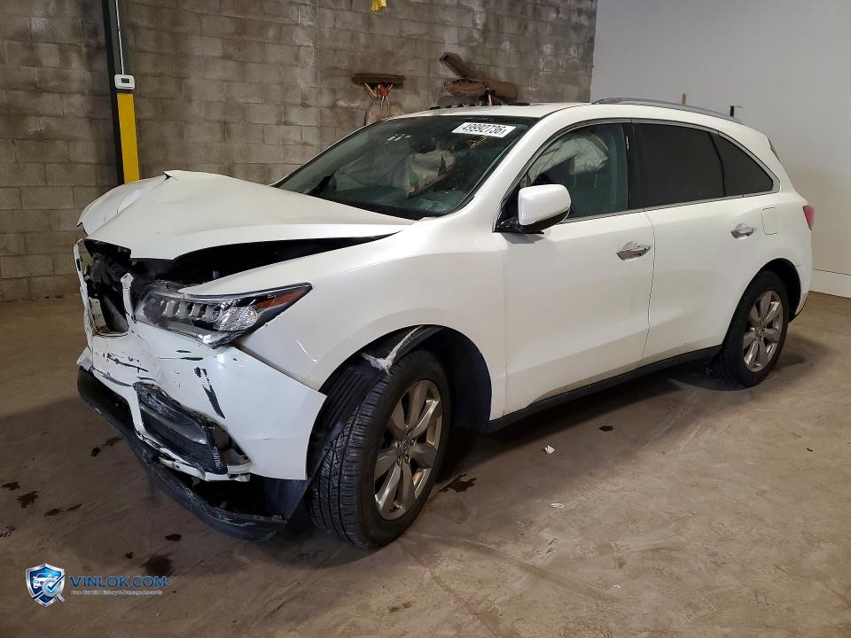 2015 ACURA MDX ADVANCE – Lot 49992736 auction photo