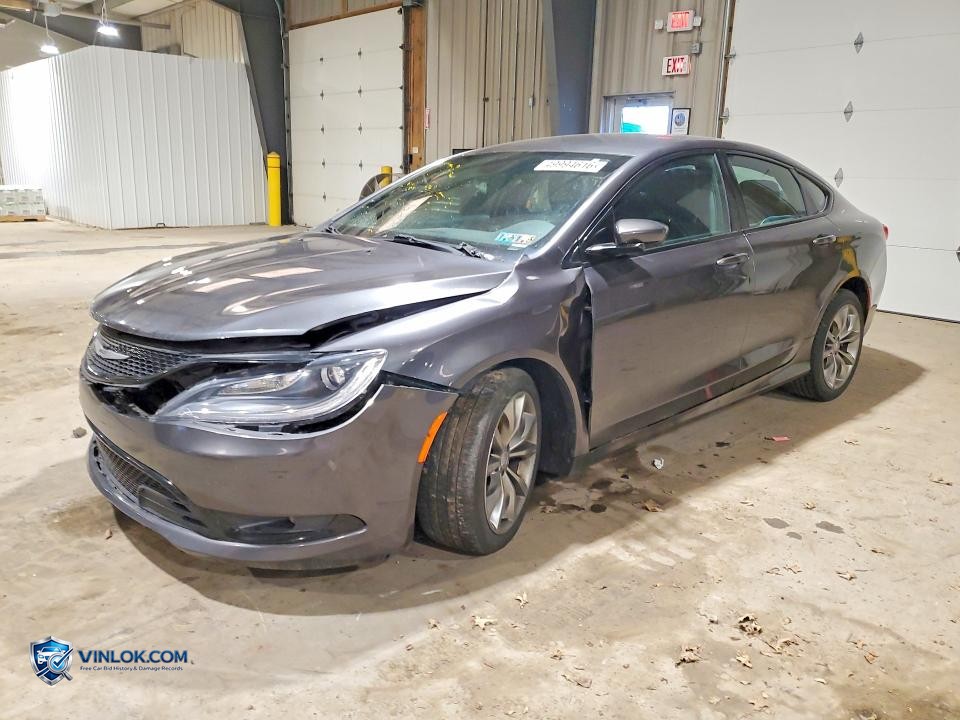 2015 CHRYSLER 200 S – Lot 49994616 auction photo