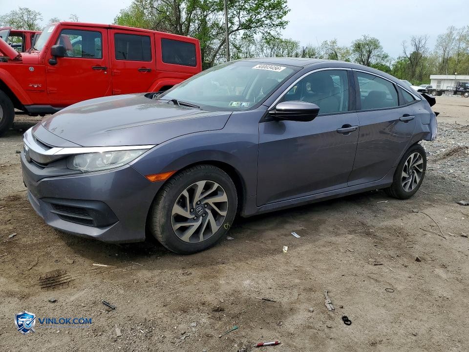 2016 HONDA CIVIC EX – Lot 50003456 auction photo