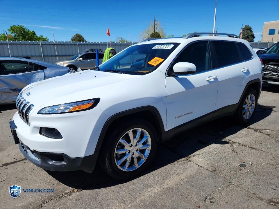 2016 JEEP CHEROKEE LIMITED – Lot 50003786 auction photo