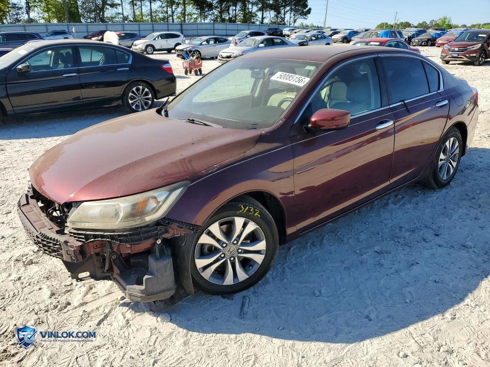 2014 HONDA ACCORD LX – Lot 50085156 auction photo