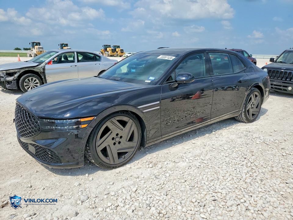 2026 GENESIS G90 PRESTIGE BLACK – Lot 50087436 auction photo