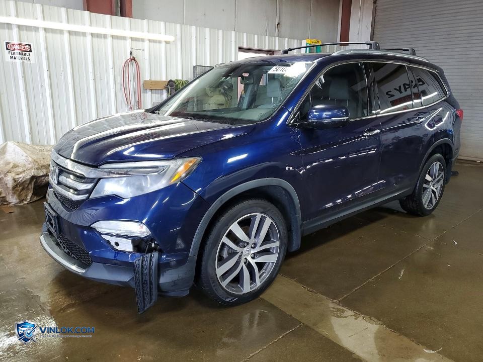 2017 HONDA PILOT TOURING – Lot 50108286 auction photo