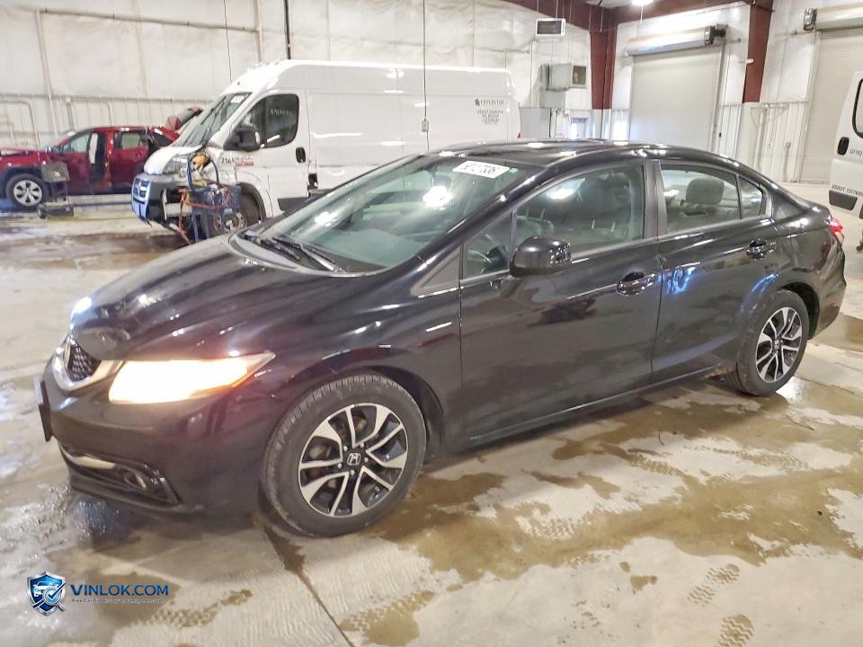 2013 HONDA CIVIC EXL – Lot 50127336 auction photo