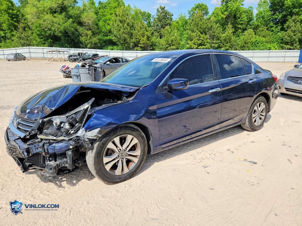 2015 HONDA ACCORD LX – Lot 50128846 auction photo