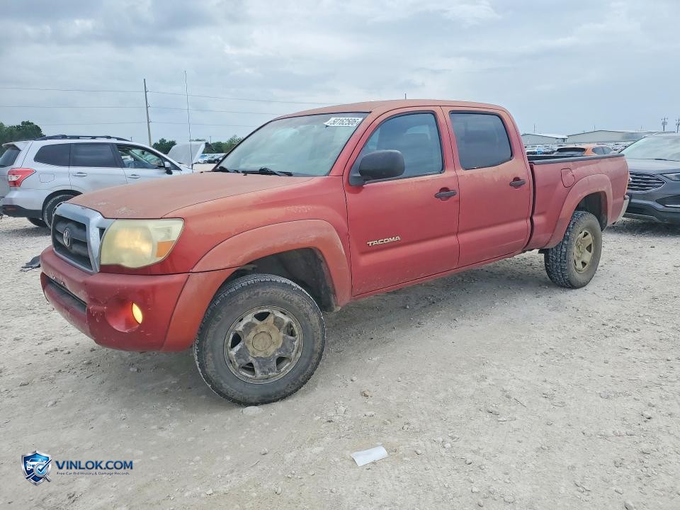 2005 TOYOTA TACOMA DOUBLE CAB PRERUNNER LONG BED – Lot 50162506 auction photo