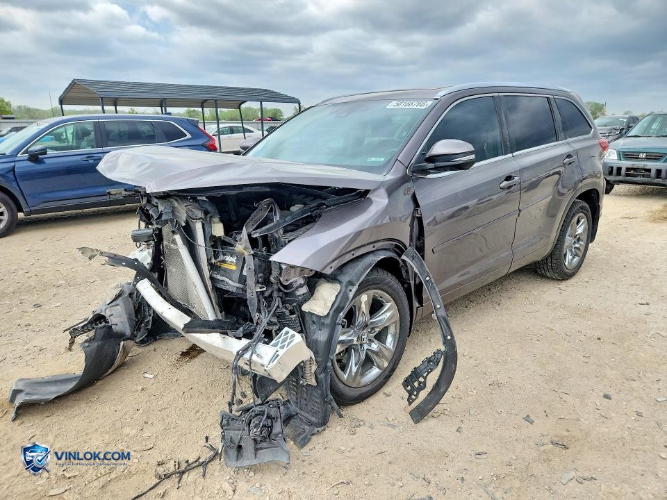 2019 TOYOTA HIGHLANDER LIMITED PLATINUM – Lot 50166766 auction photo