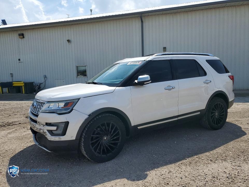 2017 FORD EXPLORER PLATINUM – Lot 50180836 auction photo