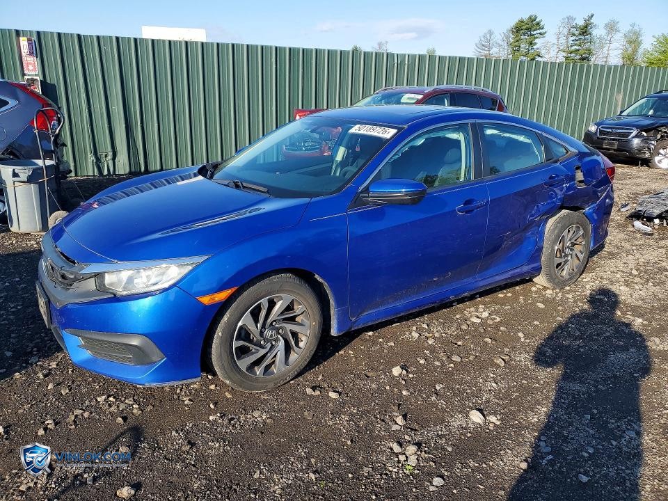 2016 HONDA CIVIC EX – Lot 50189726 auction photo