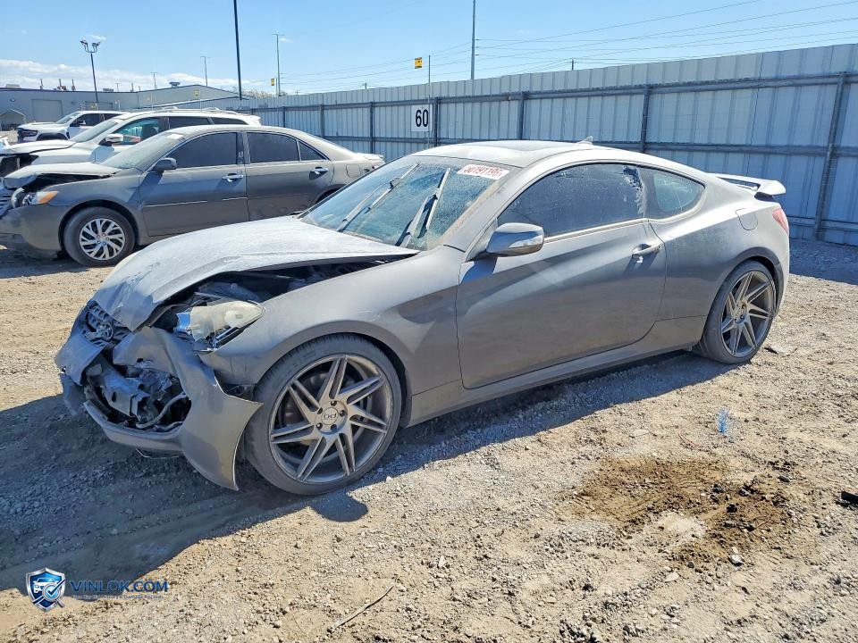 2012 HYUNDAI GENESIS COUPE 3.8L – Lot 50191196 auction photo