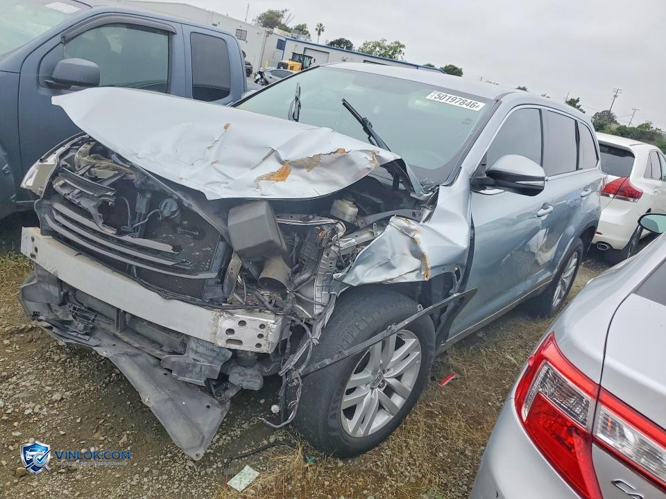 2014 TOYOTA HIGHLANDER LE – Lot 50197846 auction photo