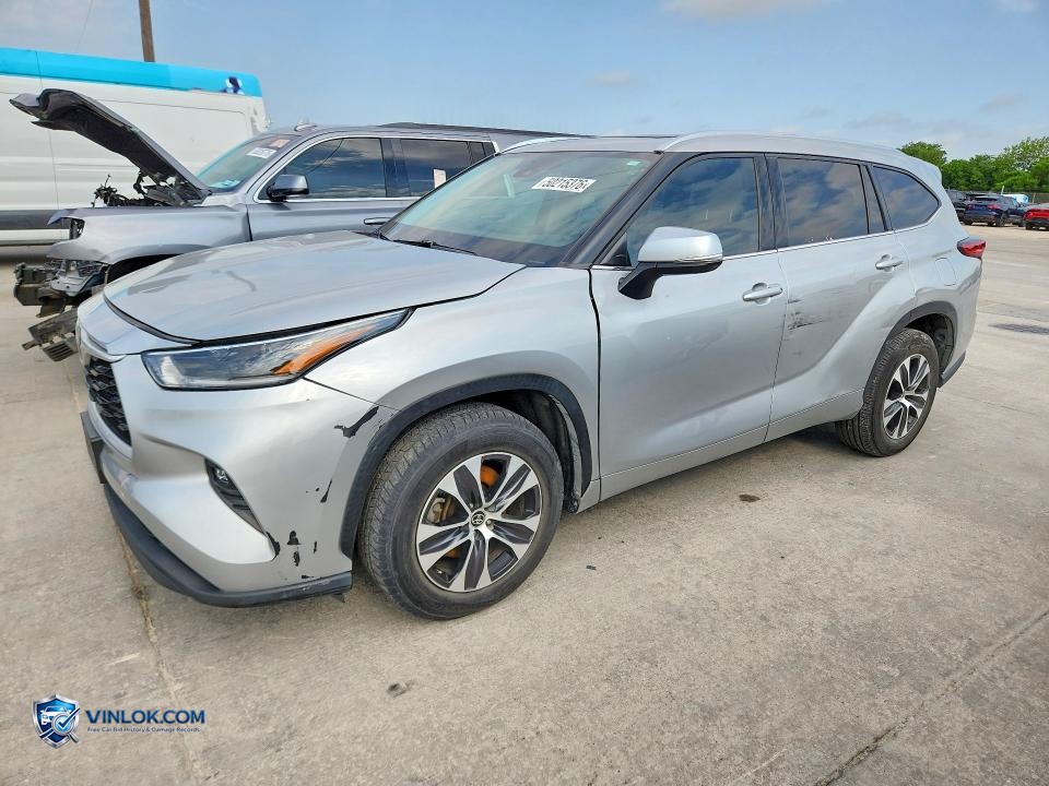 2021 TOYOTA HIGHLANDER XLE – Lot 50215376 auction photo