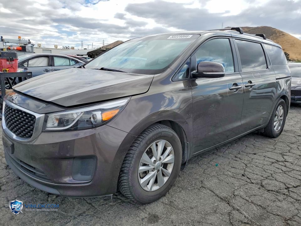 2016 KIA SEDONA LX – Lot 50229066 auction photo