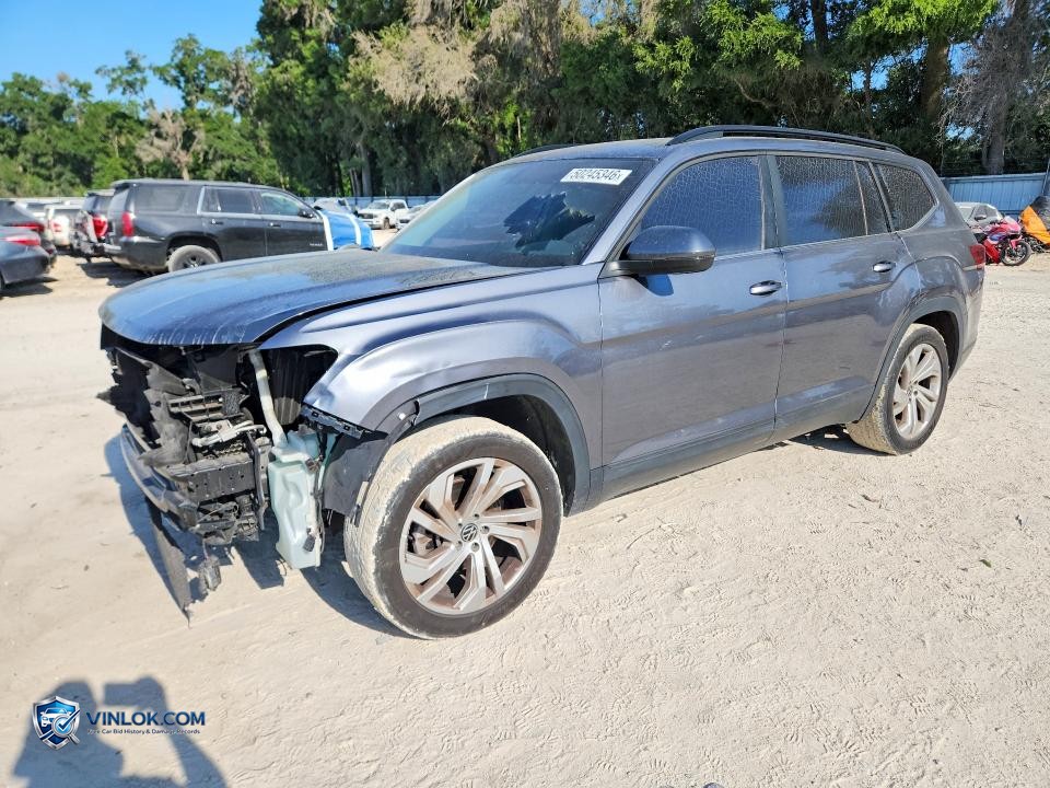 2021 VOLKSWAGEN ATLAS SE – Lot 50245346 auction photo