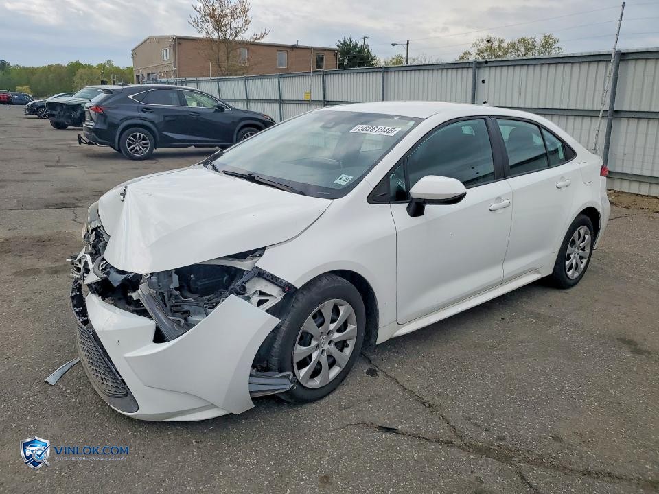 2020 TOYOTA COROLLA LE – Lot 50261946 auction photo