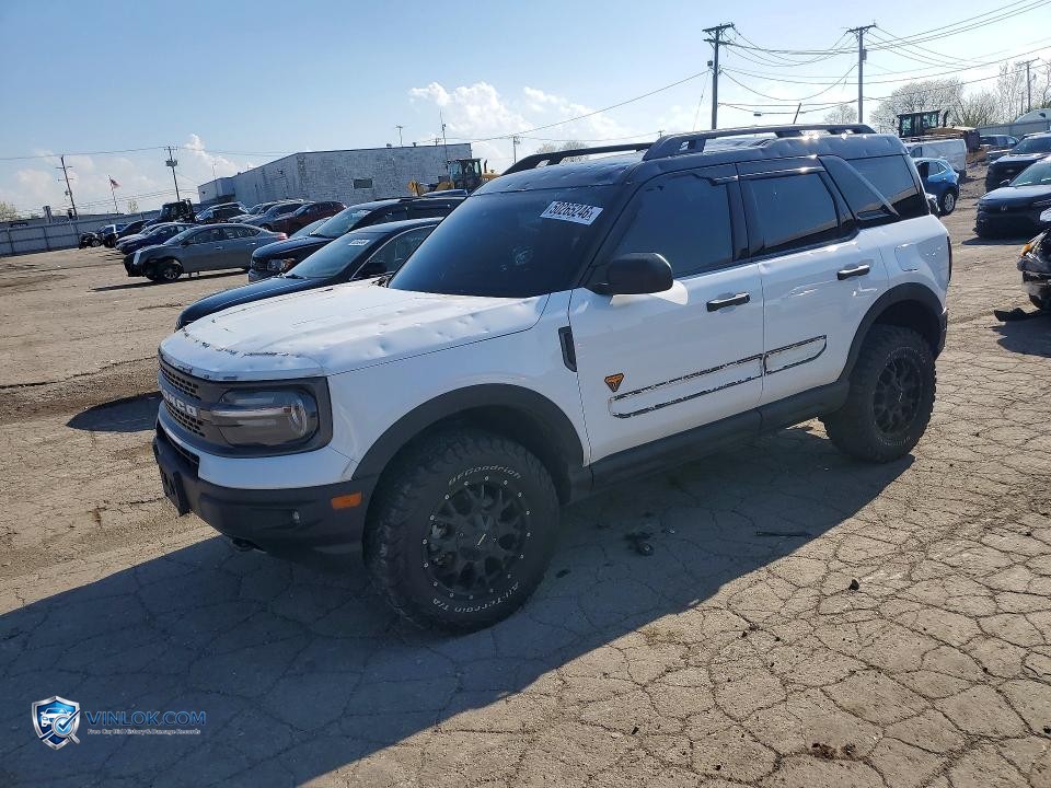 2023 FORD BRONCO SPORT BADLANDS – Lot 50265246 auction photo
