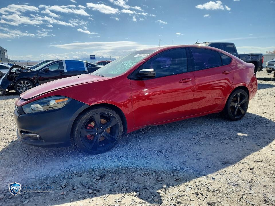 2016 DODGE DART SXT – Lot 50279186 auction photo