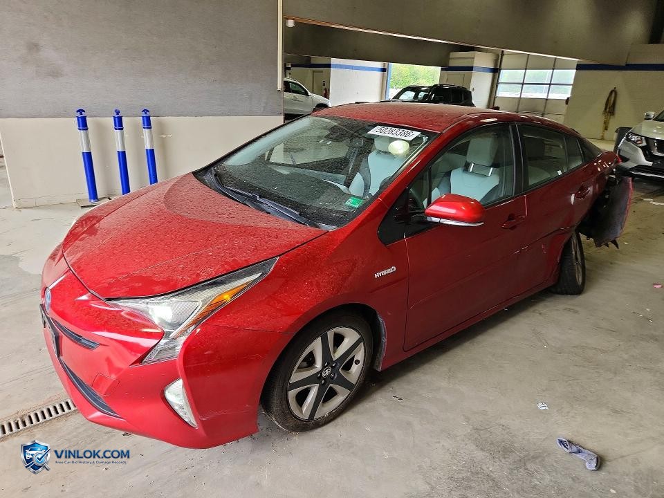 2017 TOYOTA PRIUS FOUR TOURING – Lot 50283386 auction photo