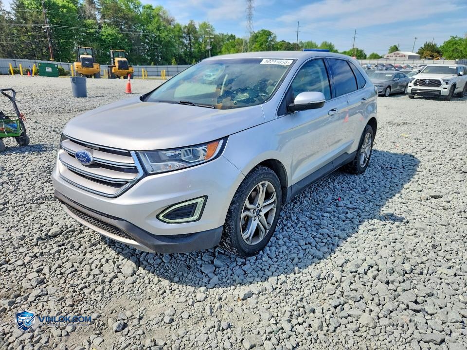 2017 FORD EDGE TITANIUM – Lot 50291856 auction photo