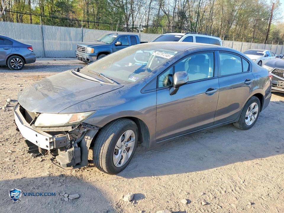 2013 HONDA CIVIC LX – Lot 50297246 auction photo