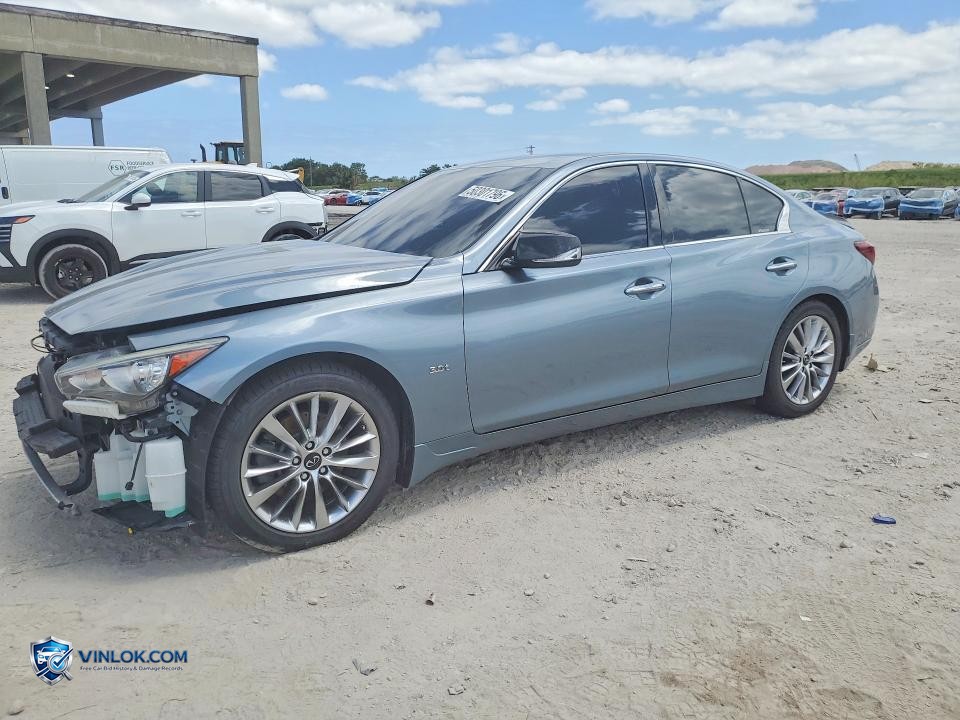 2020 INFINITI Q50 3.0T LUXE – Lot 50301796 auction photo